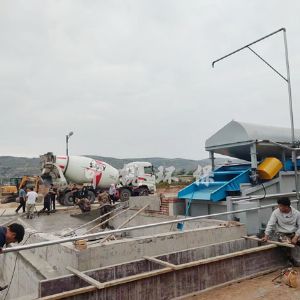 砂石分離機(jī)助力攪拌站綠色增效